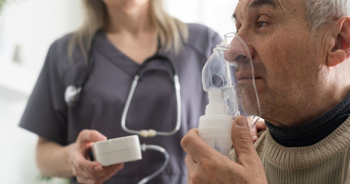 idosos que usam terapias respiratórias
